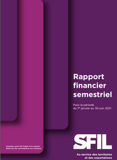 Rapport financier semestriel 2022 